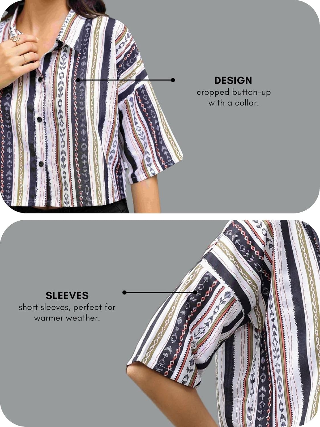 GRECIILOOKS Oversized Shirt for Women – Korean Casual Short Sleeve Loose Fit Top | Plus Size Summer Wear for Girls & Women