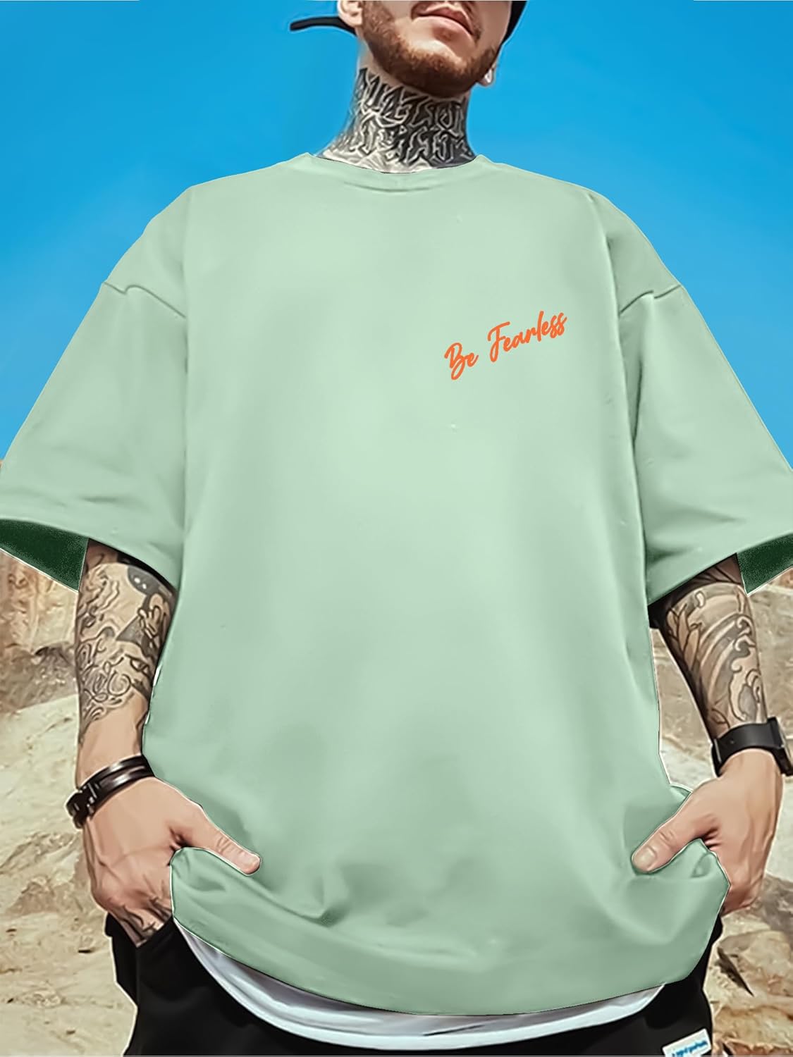 Jump Cuts||Printed Tshirt for Men||Drop Shoulder