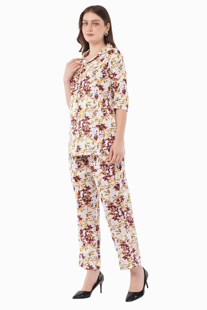 Home Bliss Women's Co-ord Set Pure Cotton