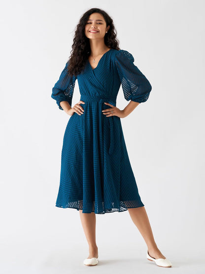 AASK Women Fancy Plain & Solid Designer Dress for Women