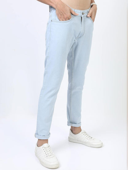 KETCH Men's Slim Fit Mid Rise Jeans