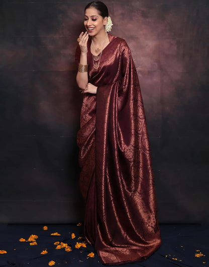 Women's Kanjivaram Soft Silk Blouse Piece For Wedding
