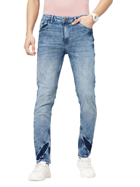 The Indian Garage Co Men Mid Rise Slim Fit Solid