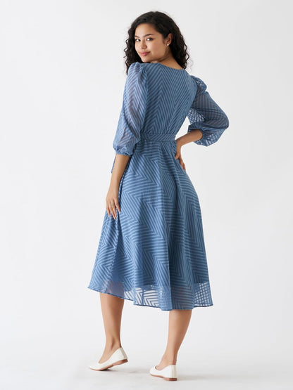 AASK Women Fancy Plain & Solid Designer Dress for Women