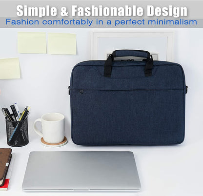 Dynotrek Legato Blue 15.6 inch Laptop Briefcase