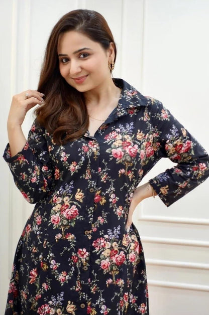 LERIYA FASHION Anarkali Kurta-Set for Women