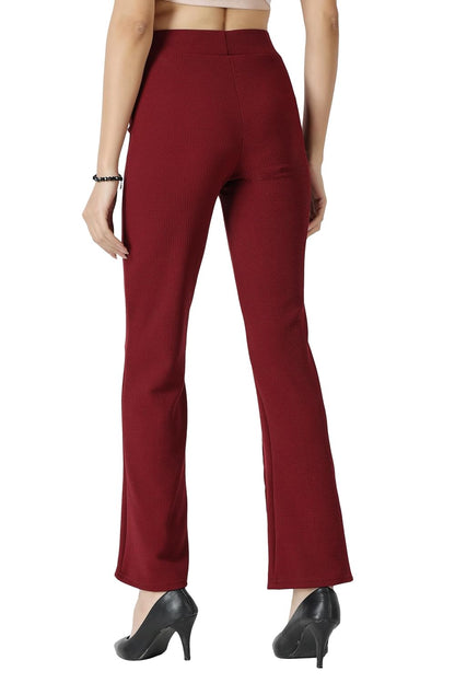 ZAPRA FASHION Women Polyester Lycra Bootcut