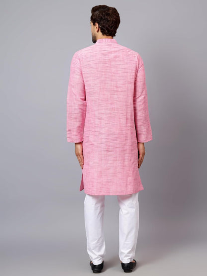 LATEST CHIKAN Men's Cotton Regular Kurta