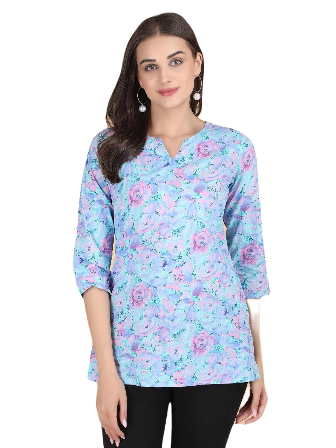 PIDAVLIYA'S Indian Women's Tunics Tops Cotton