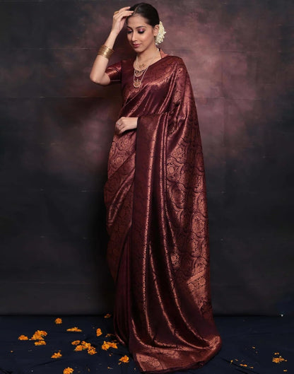 Women's Kanjivaram Soft Silk Blouse Piece For Wedding