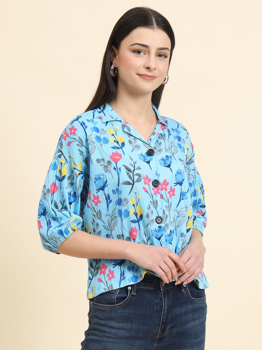 SOFISTY Women's Boxy Shirt | Cotton Bland