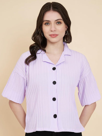 VAIRAGEE Women Cotton Blend Striped Pattern