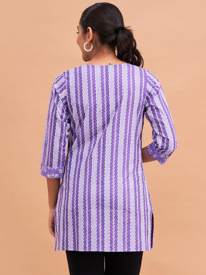 Women Cotton Printed Short Kurti | Short Kurti
