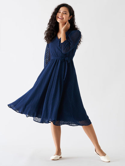 AASK Women Fancy Plain & Solid Designer Dress for Women