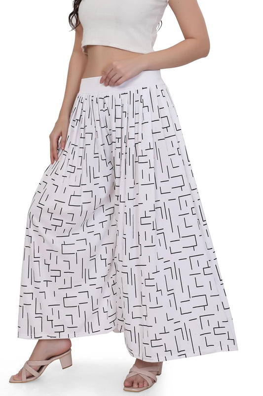 fashion Stylish Lycra Printed Palazzo