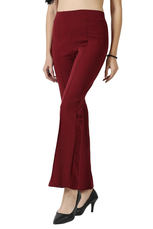 ZAPRA FASHION Women Polyester Lycra Bootcut