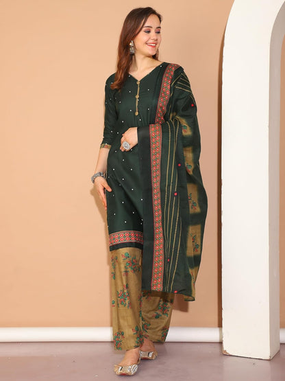 Rajnandini Women Cotton Blend Printed Ready To Wear