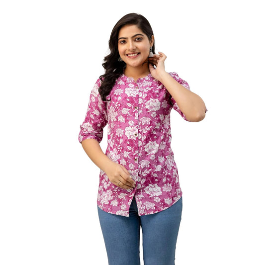 Women's Rayon Indian Culture Tunics Tops
