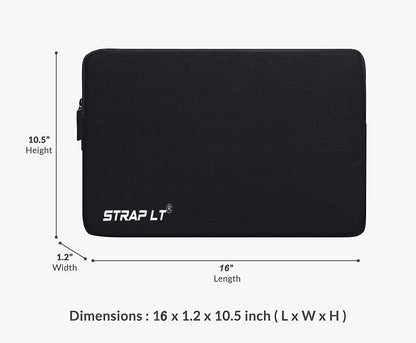 StrapLt Laptop Bag Sleeve For 15.6-16 Inch