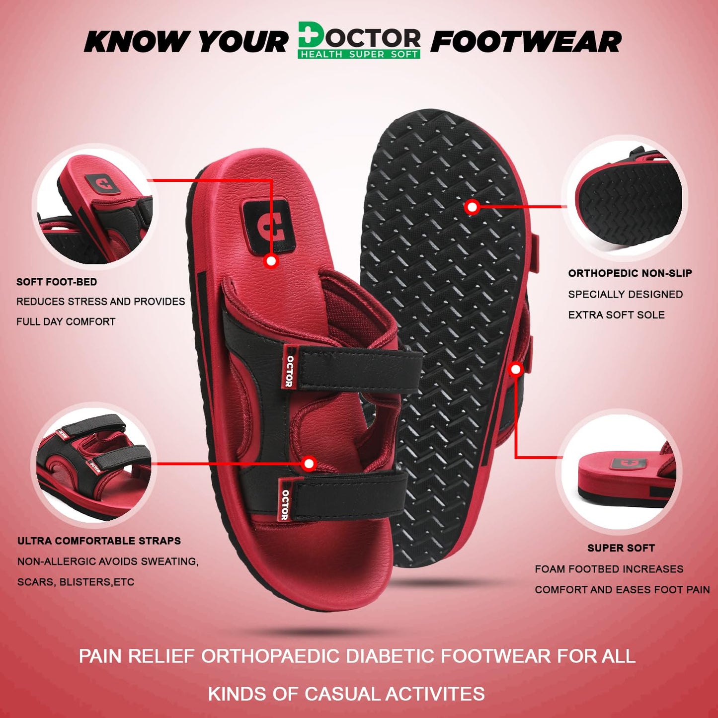 DOCTOR HEALTH SUPER SOFT Stylish Cushioned