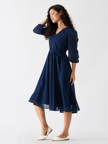 AASK Women Fancy Plain & Solid Designer Dress for Women