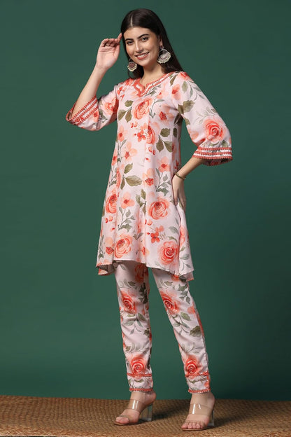 Fashion Dream Cotton Blend Women's Printed Kurta