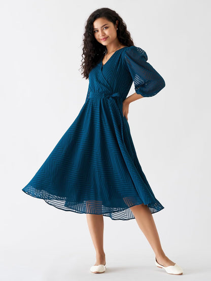 AASK Women Fancy Plain & Solid Designer Dress for Women