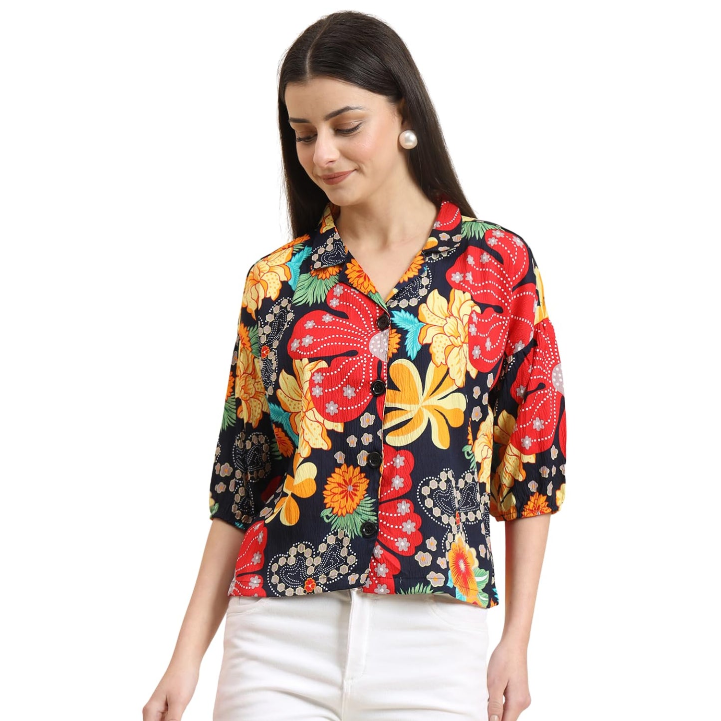 SOFISTY Women's Boxy Shirt | Cotton Bland