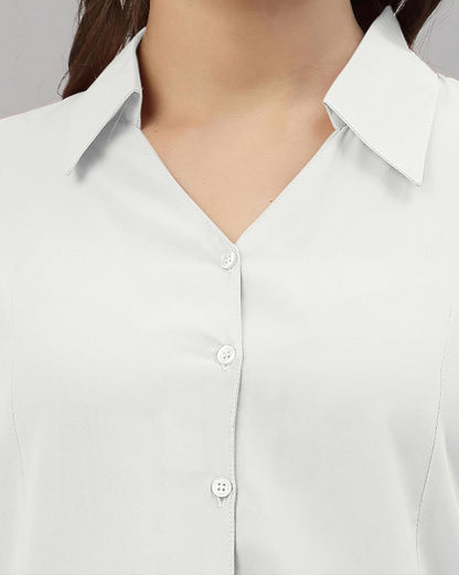 ETHIC GLANCE Women's Poly Viscose Button-Down