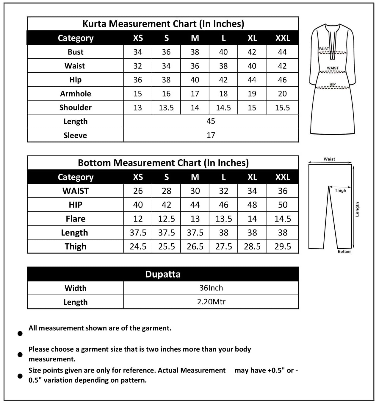 Women's Crepe Printed Kurta with Pant and Dupatta Set