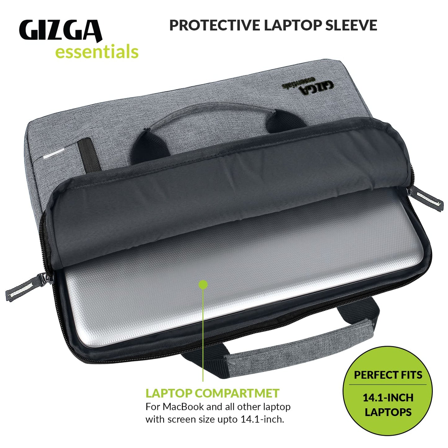 Gizga Essentials 14.1 Inch Laptop Sleeve Case