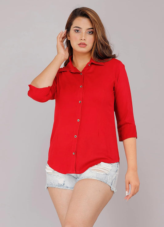 GEHU GARMENTS Women Solid Shirt for Office