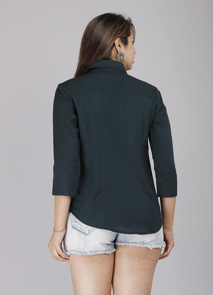 GEHU GARMENTS Women Solid Shirt for Office
