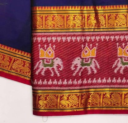 Women Cotton Silk Saree with unstitched blouse