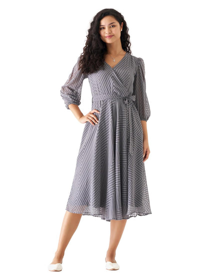 AASK Women Fancy Plain & Solid Designer Dress for Women