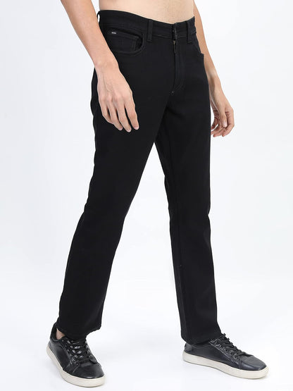 KETCH Men's Straight Fit Mid Rise Jeans (Stretchable)