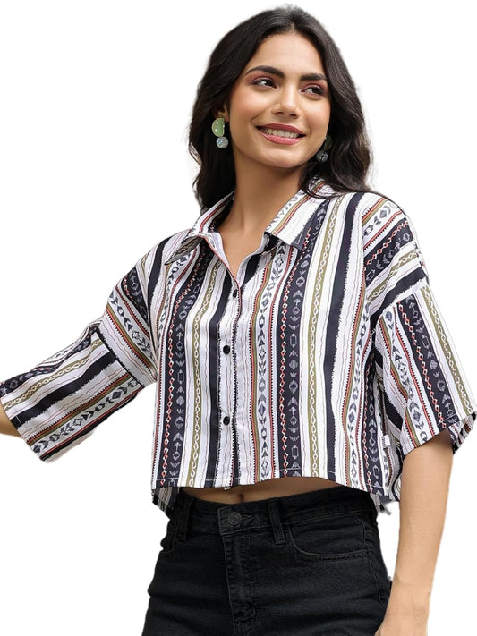 GRECIILOOKS Oversized Shirt for Women – Korean Casual Short Sleeve Loose Fit Top | Plus Size Summer Wear for Girls & Women