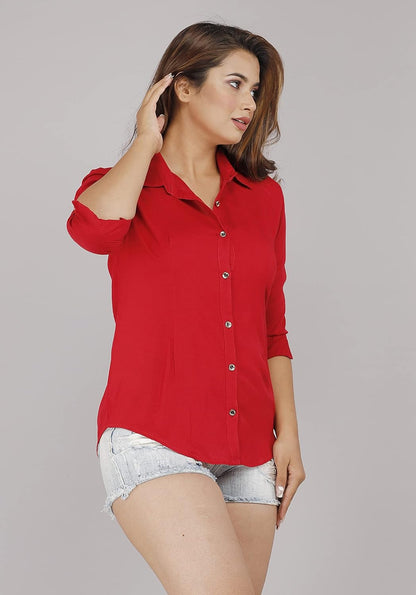GEHU GARMENTS Women Solid Shirt for Office