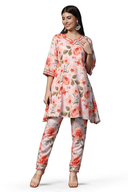 Fashion Dream Cotton Blend Women's Printed Kurta