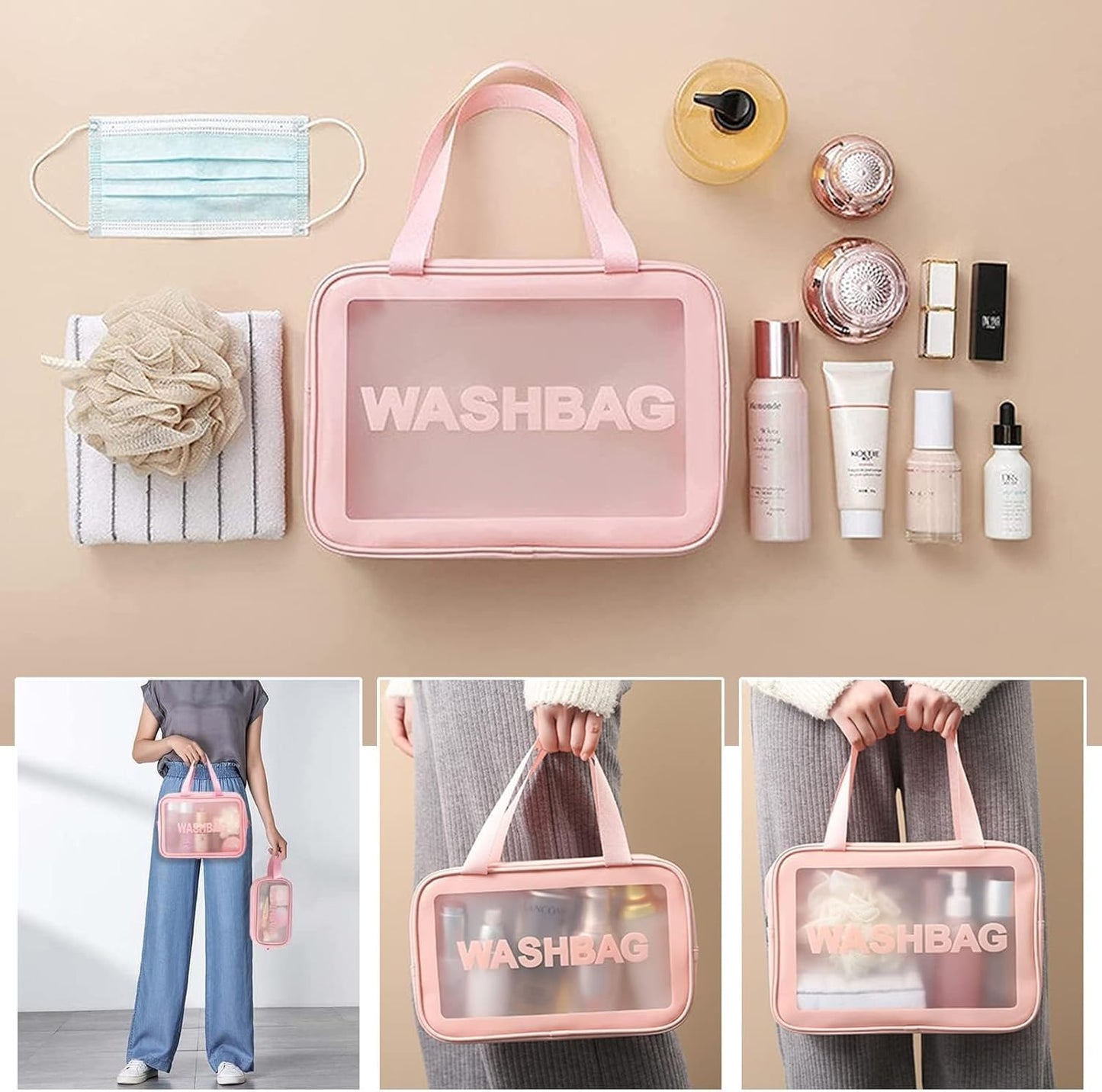 KUKLAR Wash Bag Pouch for Travel Kit Toiletry Bag