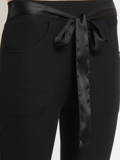 POPWINGS Casual Solid Regular Fit Solid Trouser