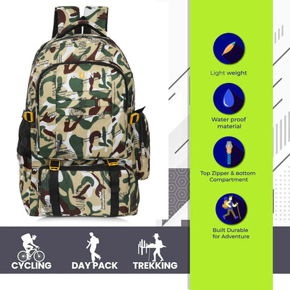 LARGE 60L TRAVEL BACKPACK FOR OUTDOOR - alphahostel.in