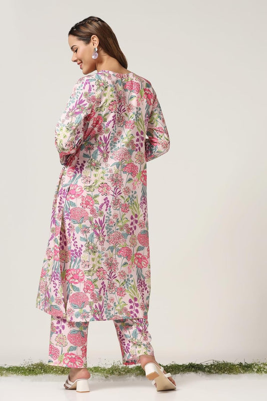 Leriya Fashion Women's Rayon Kurta Set
