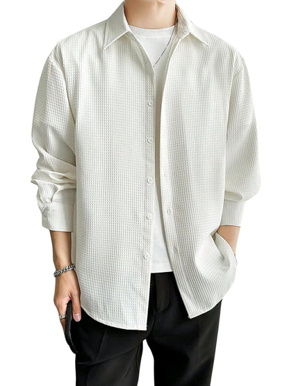 Leriya Fashion Men's Solid Regular Fit Shirt