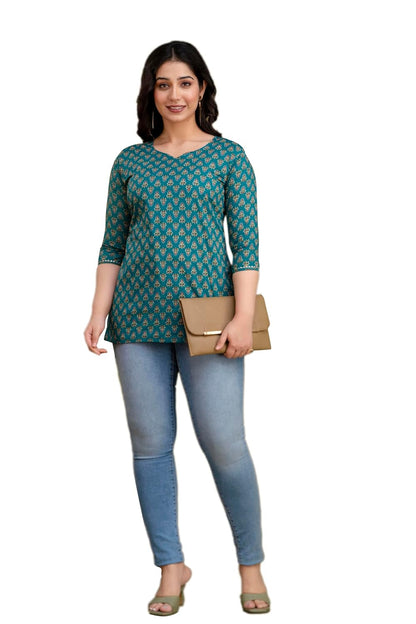 New Printed Short Kurti and top for Women and Girls