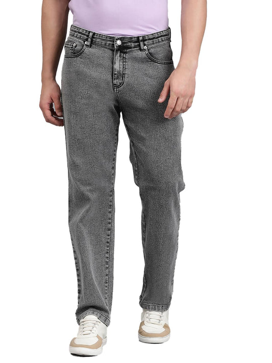 KOTTY Men's Solid Straight Fit/Skinny Fit/Relaxed Fit