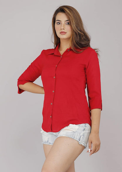GEHU GARMENTS Women Solid Shirt for Office