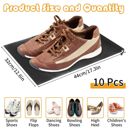 Shoe Bags for Travel, Drawstring Packing Bags, Dustproof