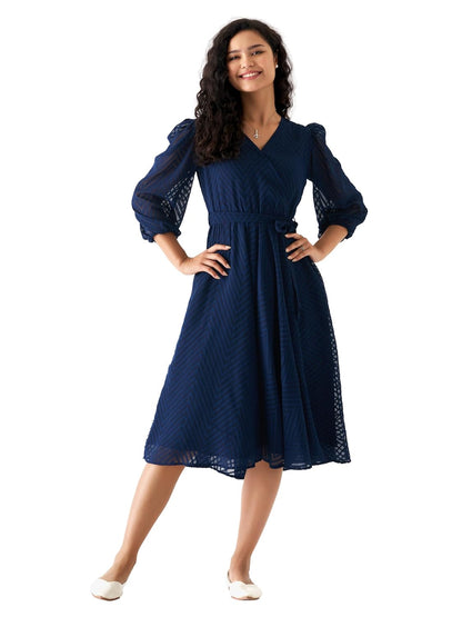 AASK Women Fancy Plain & Solid Designer Dress for Women