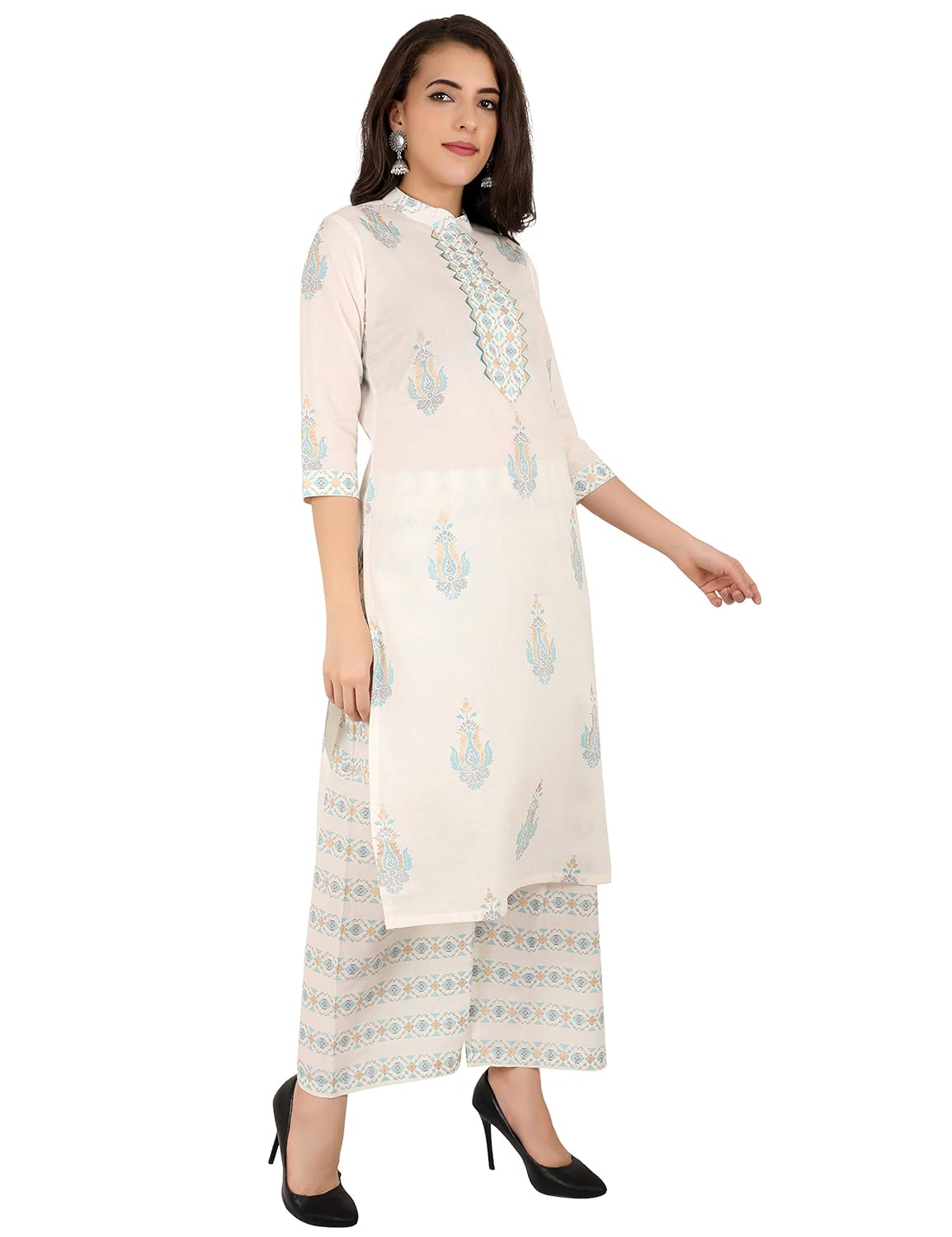 ATARAH Womens Printed Straight Kurta